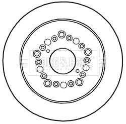 BORG & BECK Тормозной диск BBD5178